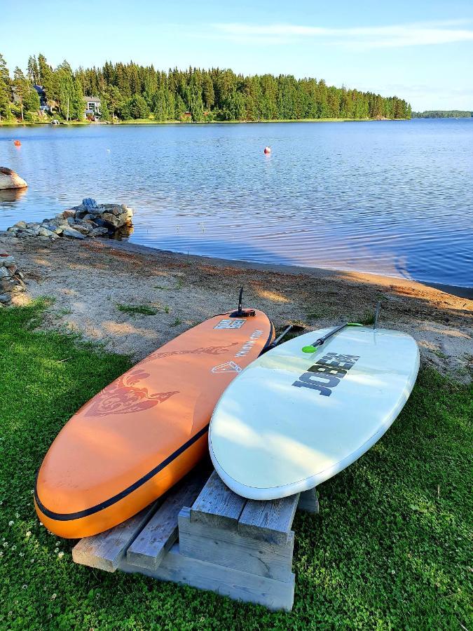 Stunning Log Cabin 45M2 On The Shore Of Kallavesi. Kuopio Bagian luar foto
