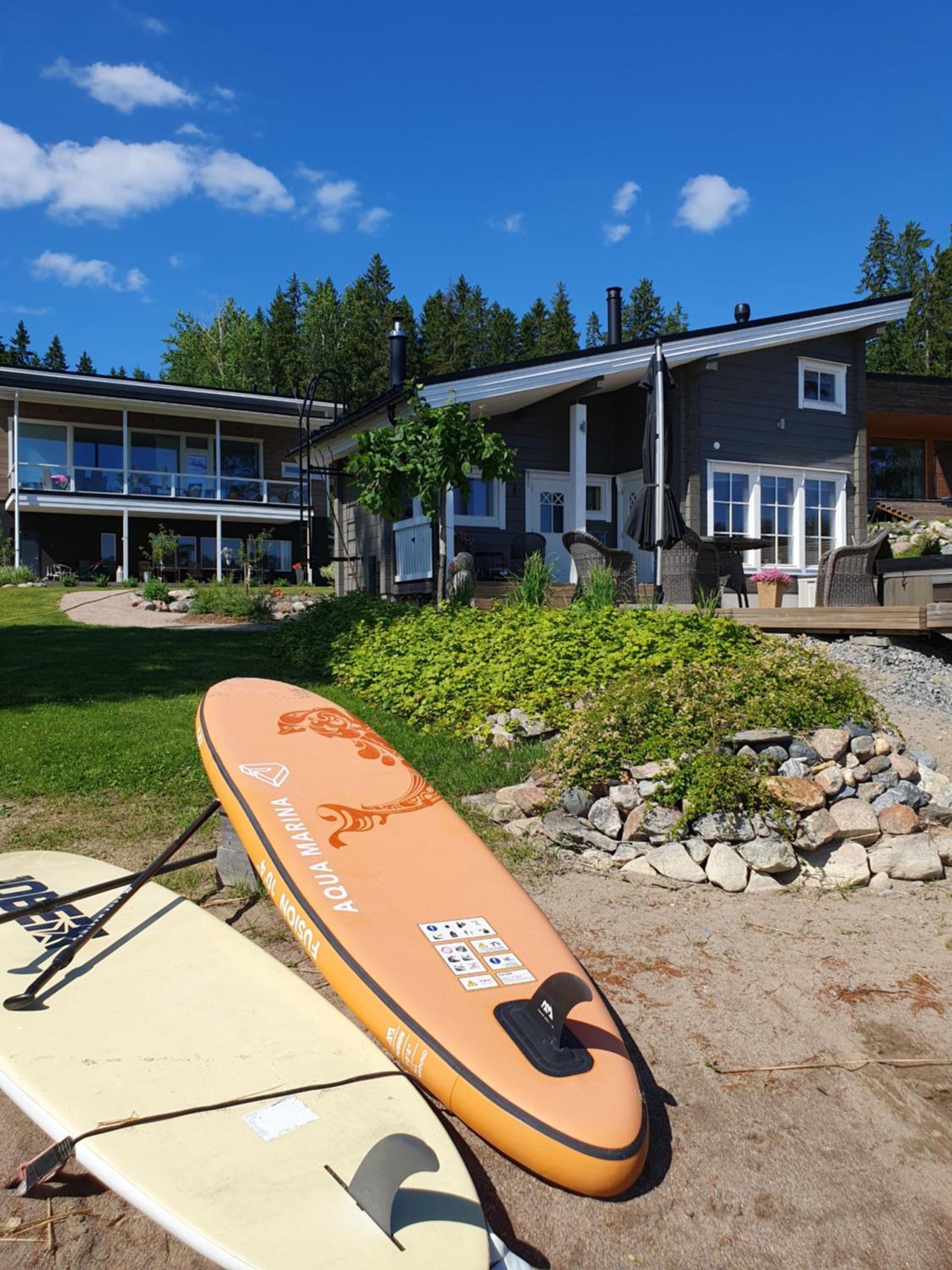Stunning Log Cabin 45M2 On The Shore Of Kallavesi. Kuopio Bagian luar foto