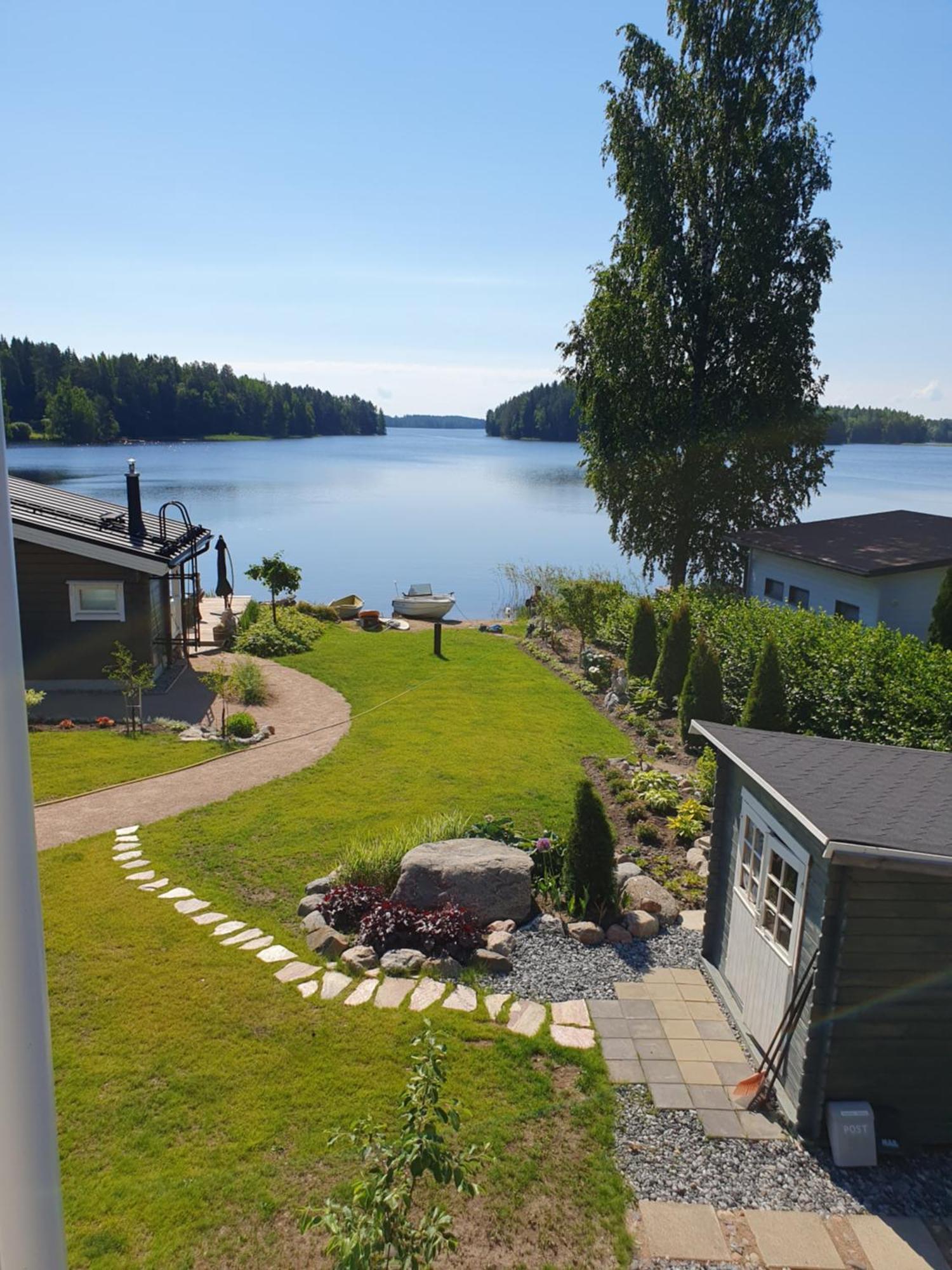 Stunning Log Cabin 45M2 On The Shore Of Kallavesi. Kuopio Bagian luar foto